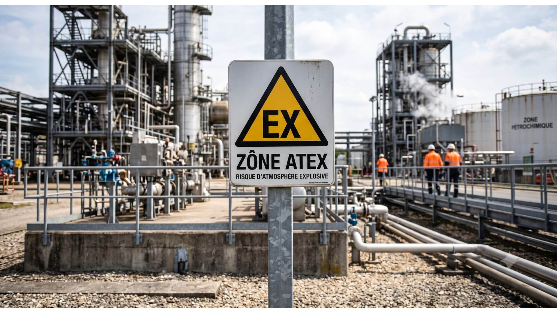 photo panneau dans une Zone ATEX